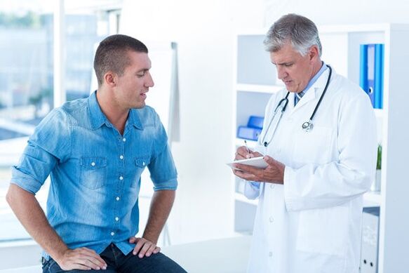 Seeing a doctor for chronic prostate