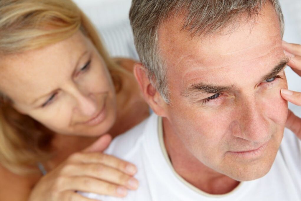 woman and man with prostate